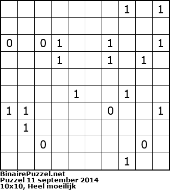Binaire Puzzel