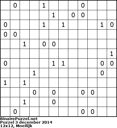 Binaire Puzzel
