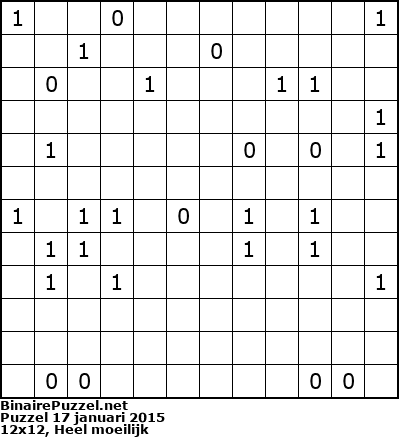 Binaire Puzzel