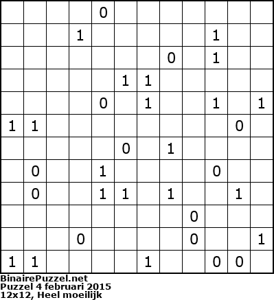Binaire Puzzel