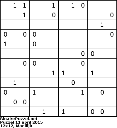 Binaire Puzzel