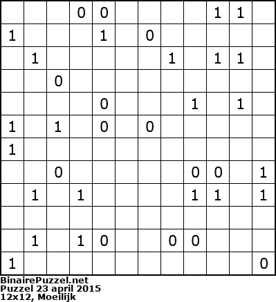 Binaire Puzzel