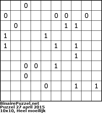 Binaire Puzzel