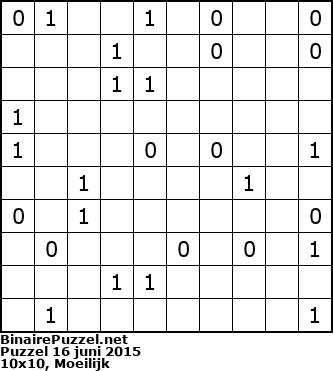 Binaire Puzzel