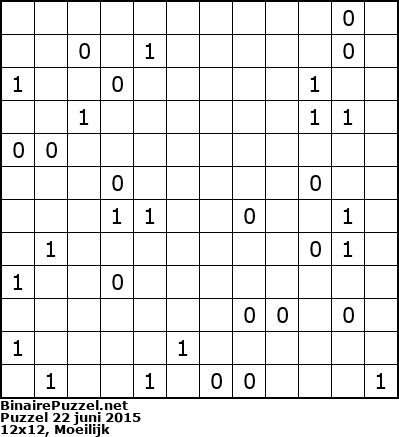 Binaire Puzzel