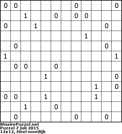 Binaire Puzzel