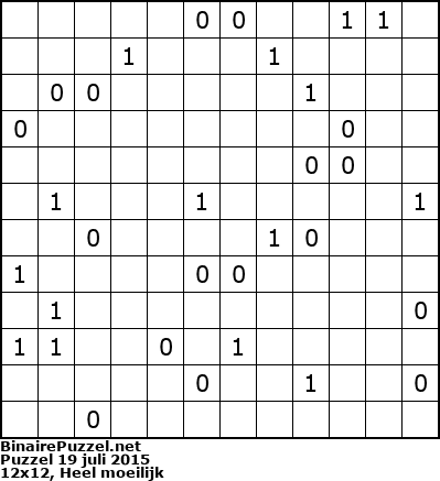 Binaire Puzzel