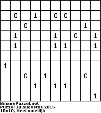 Binaire Puzzel