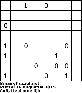 Binaire Puzzel