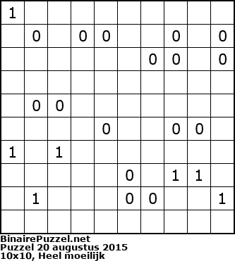 Binaire Puzzel