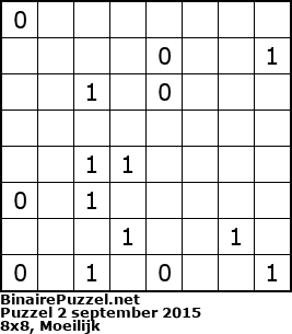 Binaire Puzzel