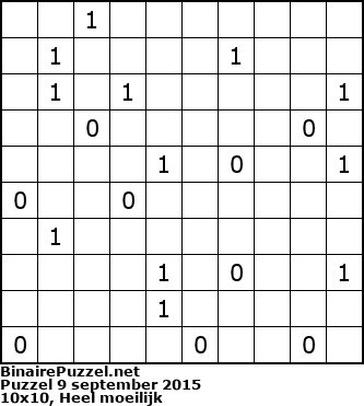 Binaire Puzzel