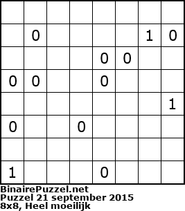 Binaire Puzzel