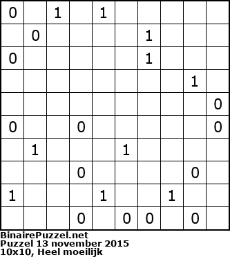 Binaire Puzzel