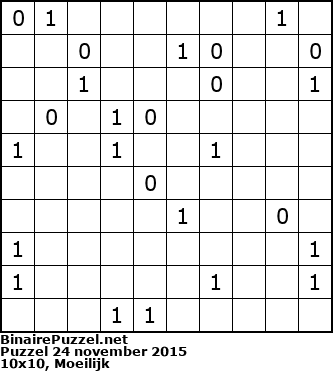Binaire Puzzel
