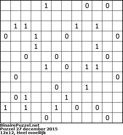Binaire Puzzel