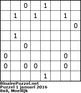 Binaire Puzzel