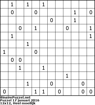 Binaire Puzzel