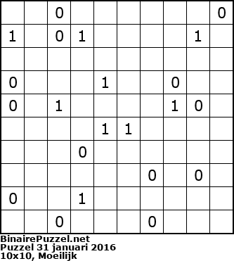Binaire Puzzel