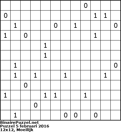 Binaire Puzzel
