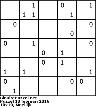 Binaire Puzzel