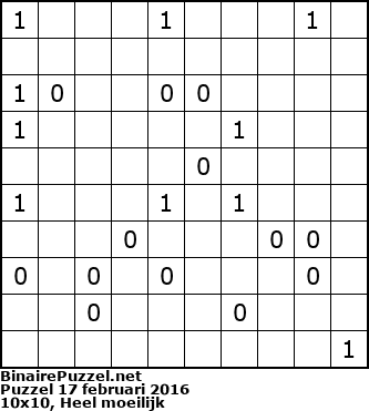Binaire Puzzel