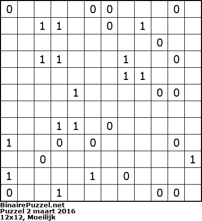 Binaire Puzzel