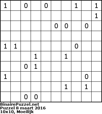 Binaire Puzzel