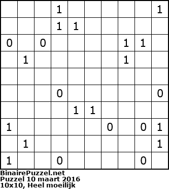 Binaire Puzzel