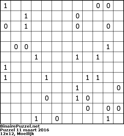 Binaire Puzzel