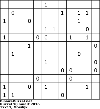 Binaire Puzzel