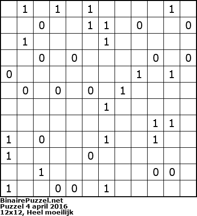Binaire Puzzel