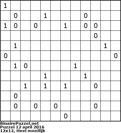 Binaire Puzzel