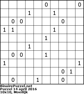 Binaire Puzzel