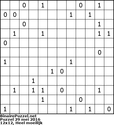 Binaire Puzzel