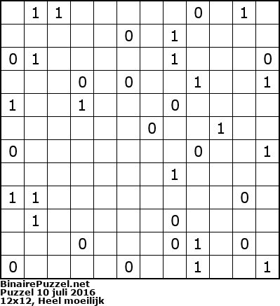 Binaire Puzzel