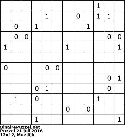 Binaire Puzzel