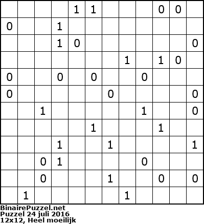 Binaire Puzzel