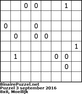 Binaire Puzzel
