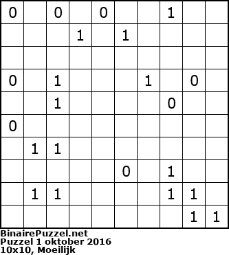 Binaire Puzzel
