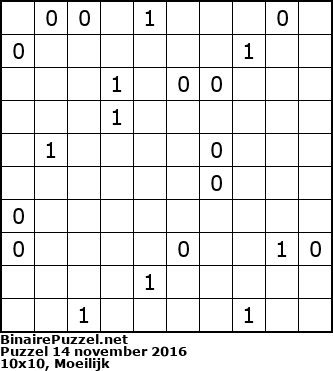 Binaire Puzzel