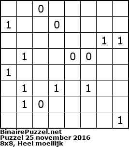 Binaire Puzzel