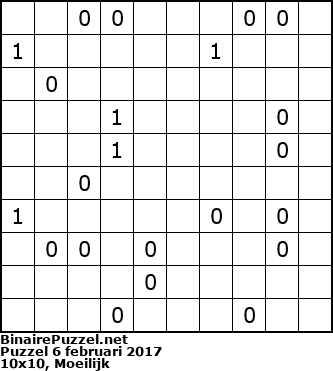 Binaire Puzzel
