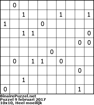 Binaire Puzzel