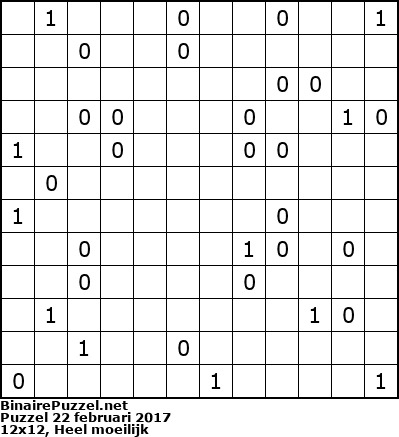 Binaire Puzzel