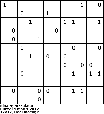 Binaire Puzzel
