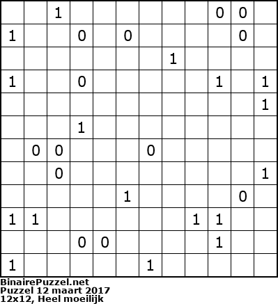 Binaire Puzzel