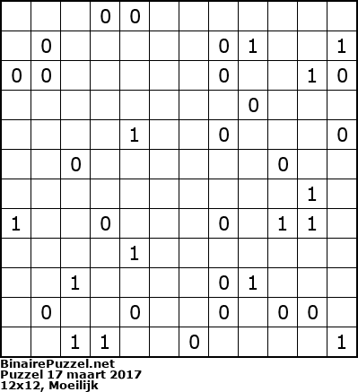 Binaire Puzzel