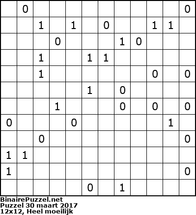 Binaire Puzzel
