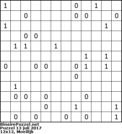 Binaire Puzzel